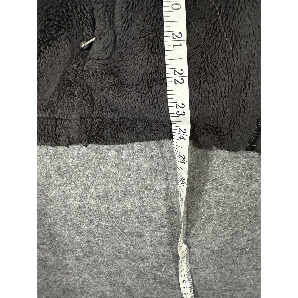 The North Face Osito Full Zip Fleece Jacket Charcoal Gray Grey Women's M - Picture 3 of 7